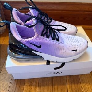 Nike - Women - Air Max 270 - Lilac/Black/Blue/Grape - Size 8.5 D75206500